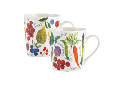 Price & Kensington Farmers Market Fine China Mugs 34cl